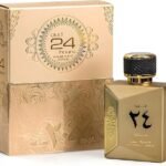 Perfume Ard Al Zaafaran Oud 24 Hours Majestic Gold EDP 100 ml frasco dorado brillante