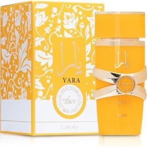 Perfume Lattafa Yara Tous EDP 100 ml frasco blanco perlado