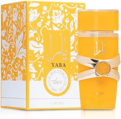Perfume Lattafa Yara Tous EDP 100 ml frasco blanco perlado