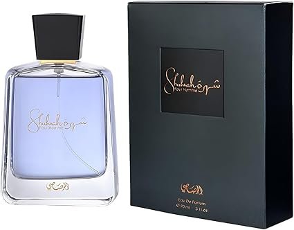 Rasasi Shuhrah Pour Homme EDP 90 ml frasco gris con dorado